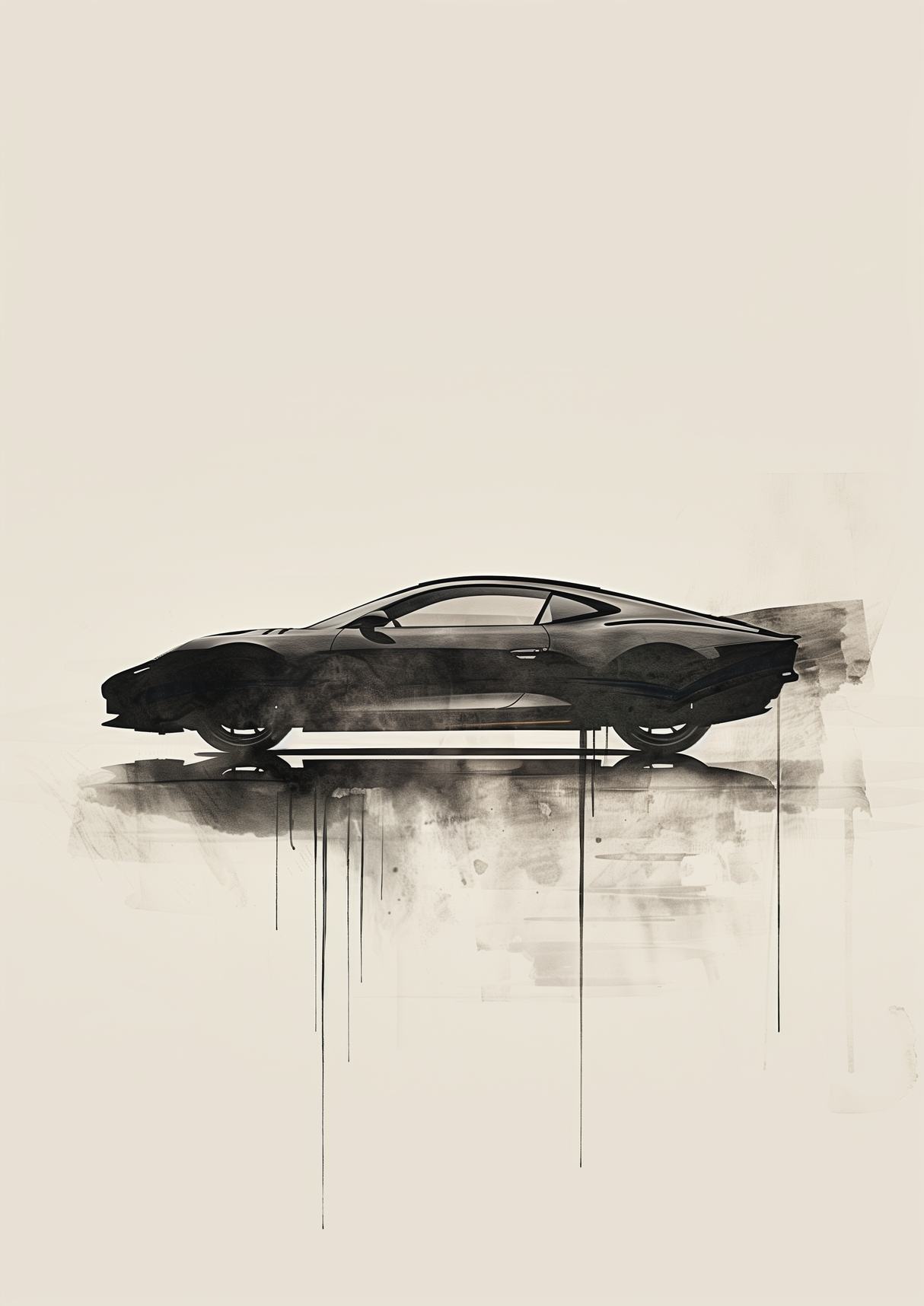 After Rain Asphalt Poster