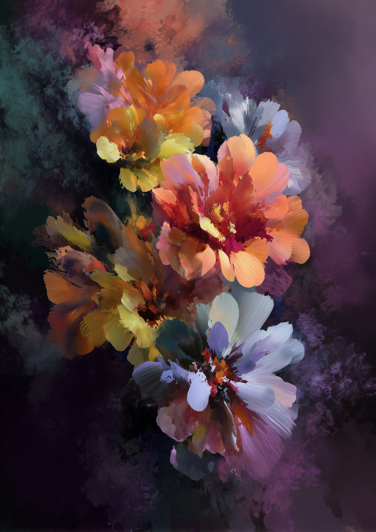 Calm Flower Poster