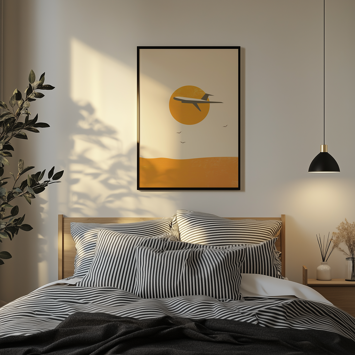 Distant Runway Poster