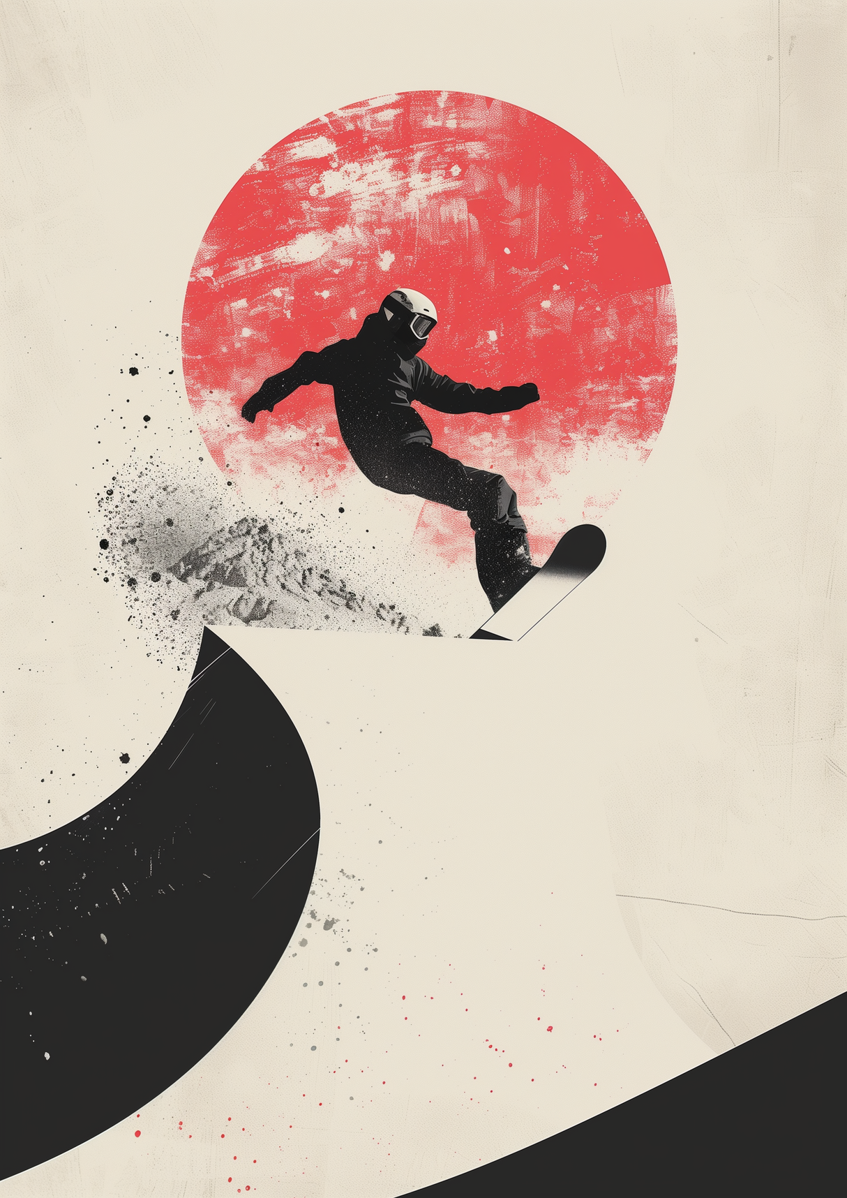 Downhill Float Poster