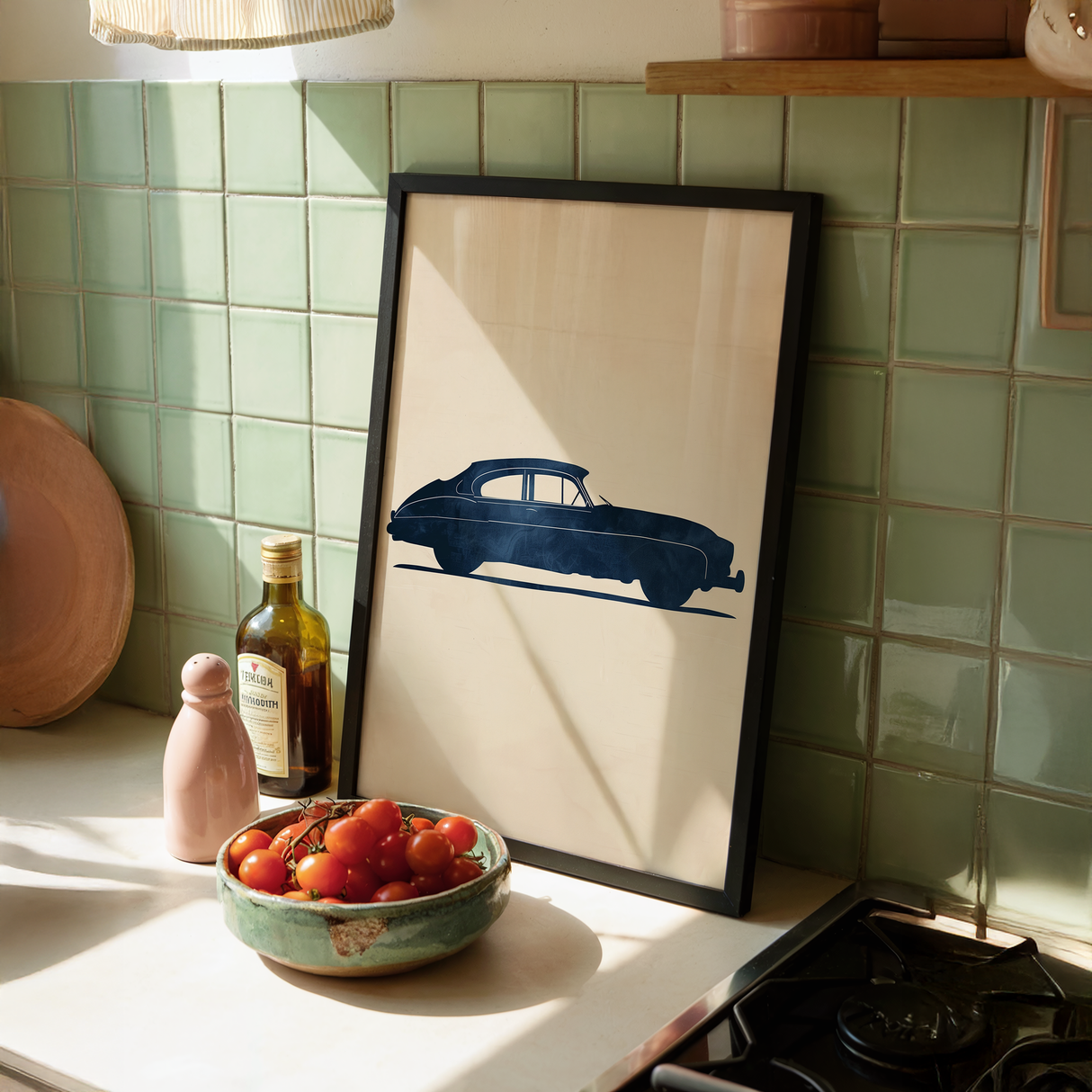 Fading Tail Lights Poster