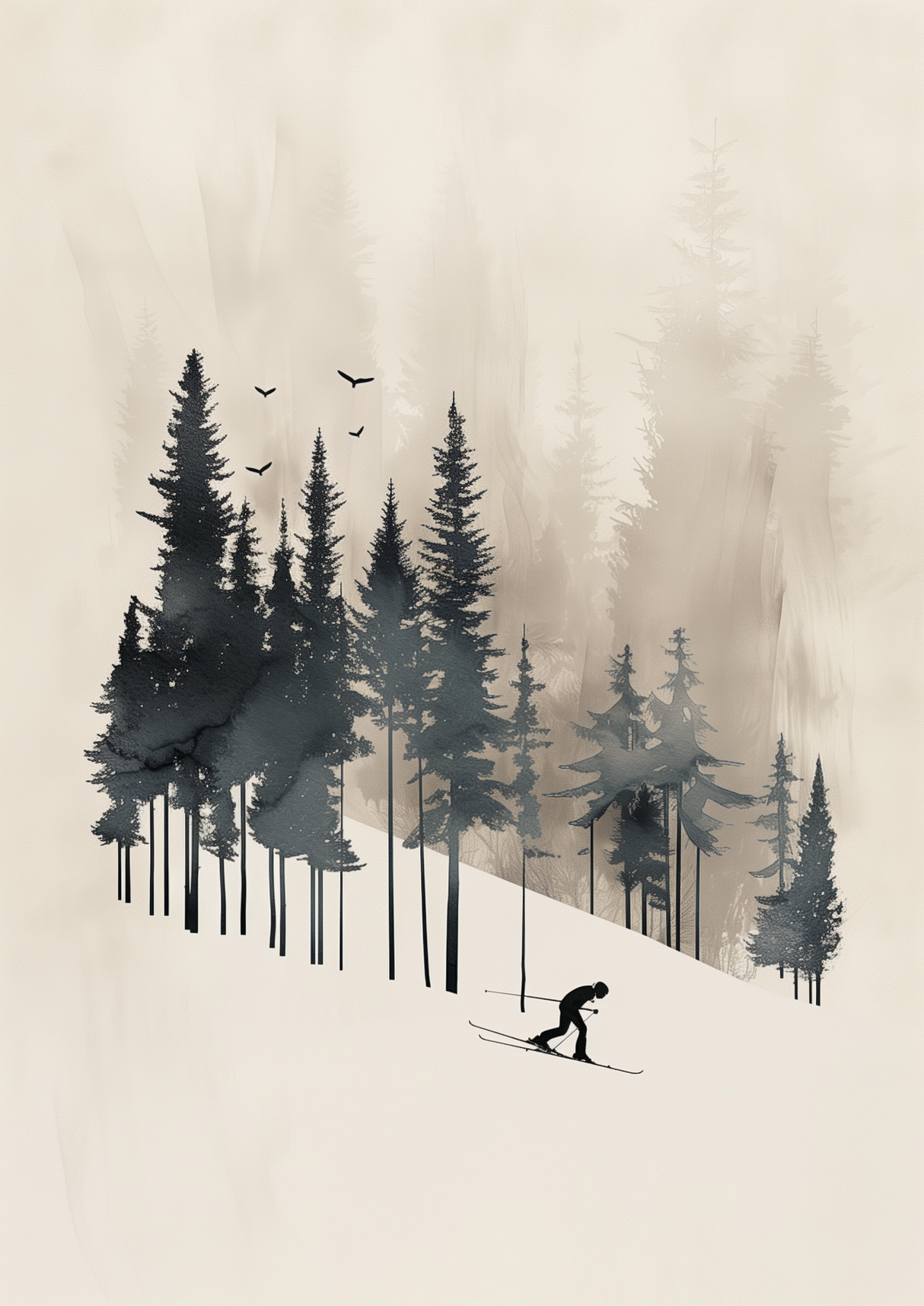 High Snowfield Poster