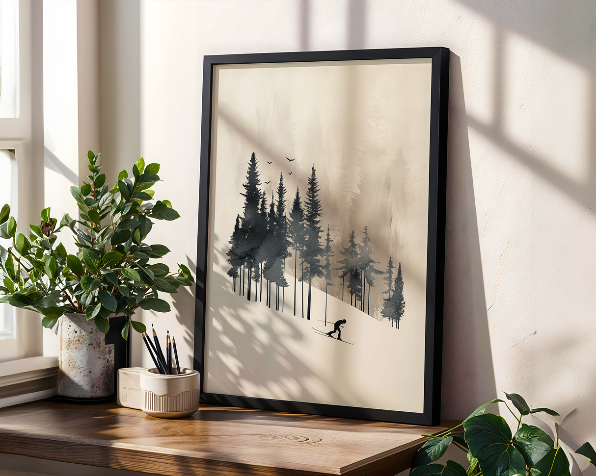 High Snowfield Poster