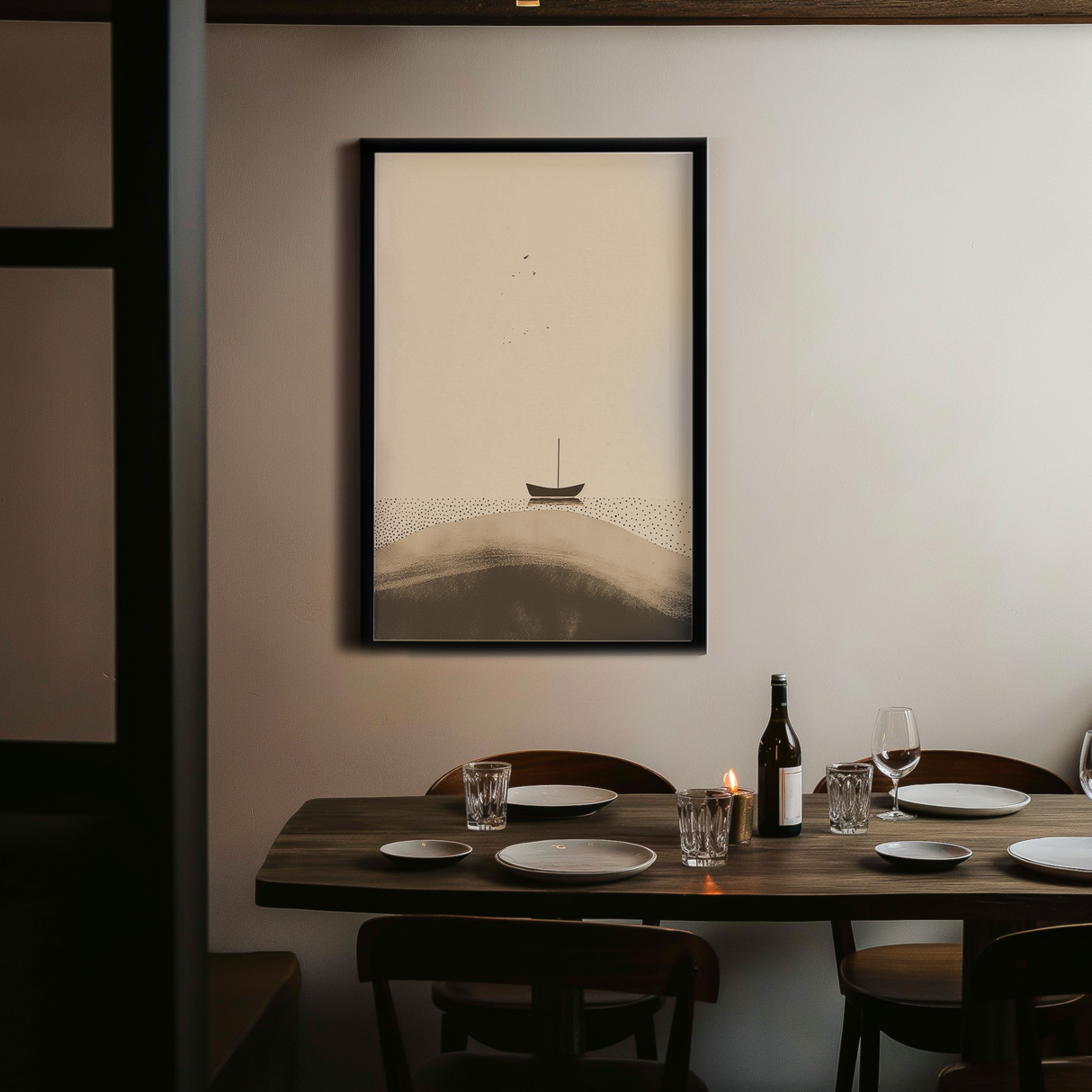 Low Horizon Water Poster