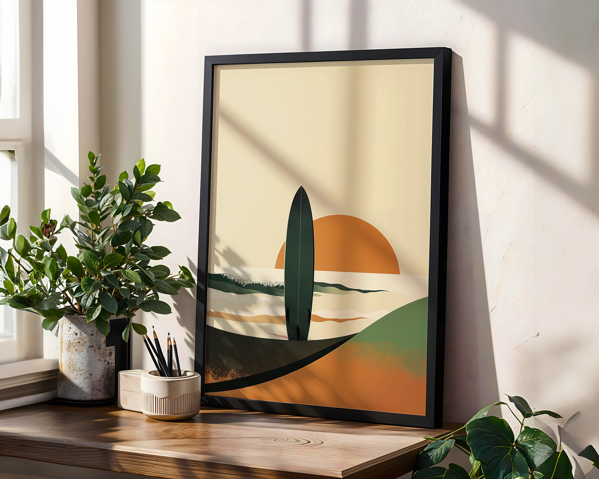 Morning Offshore Poster