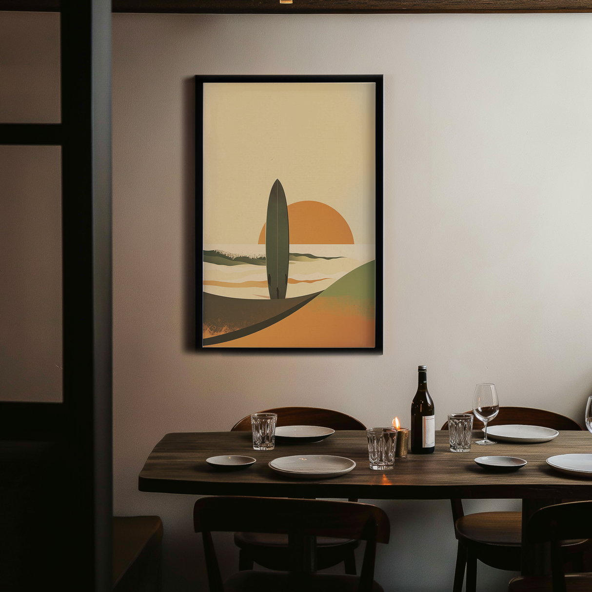 Morning Offshore Poster