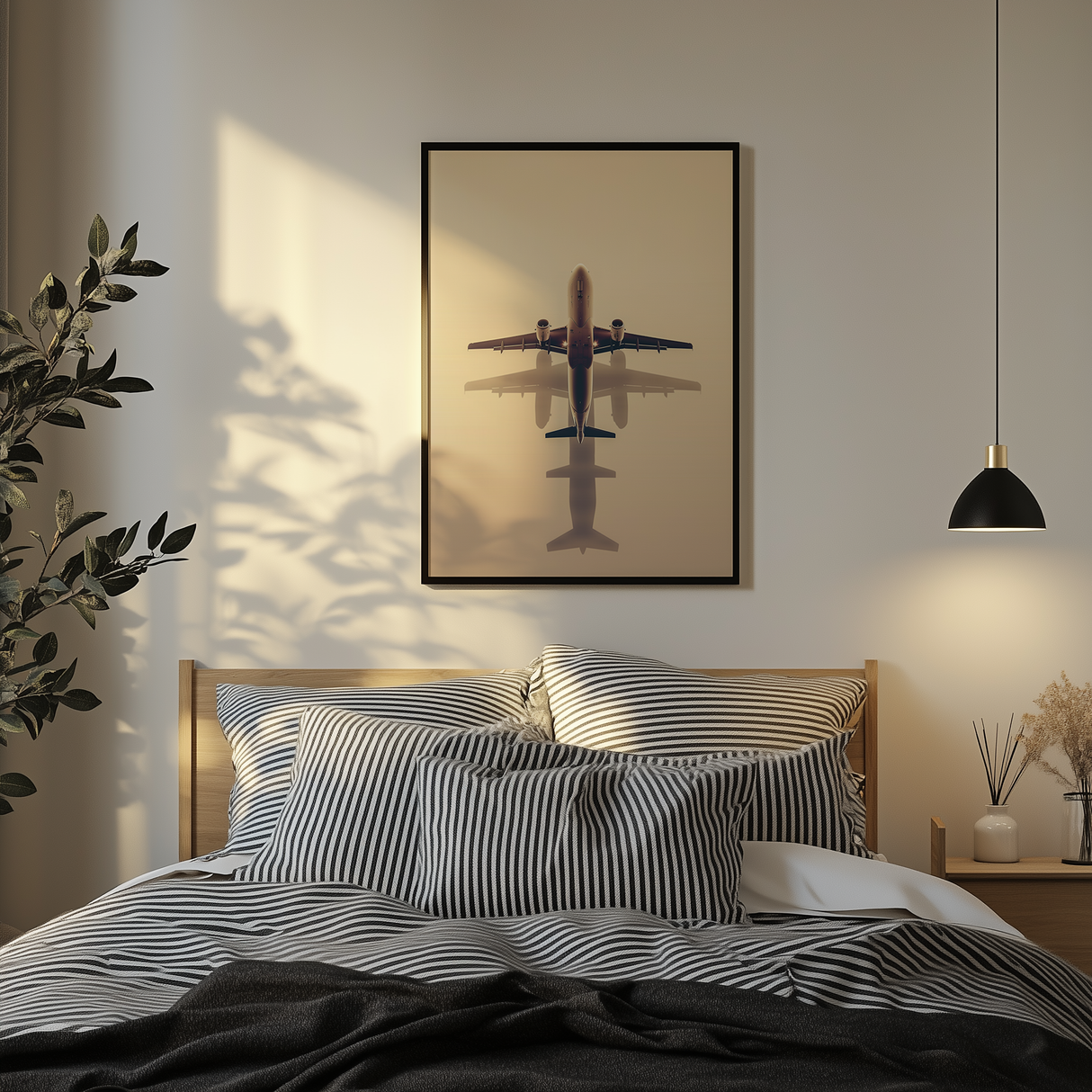 Pale Horizon Flight Poster