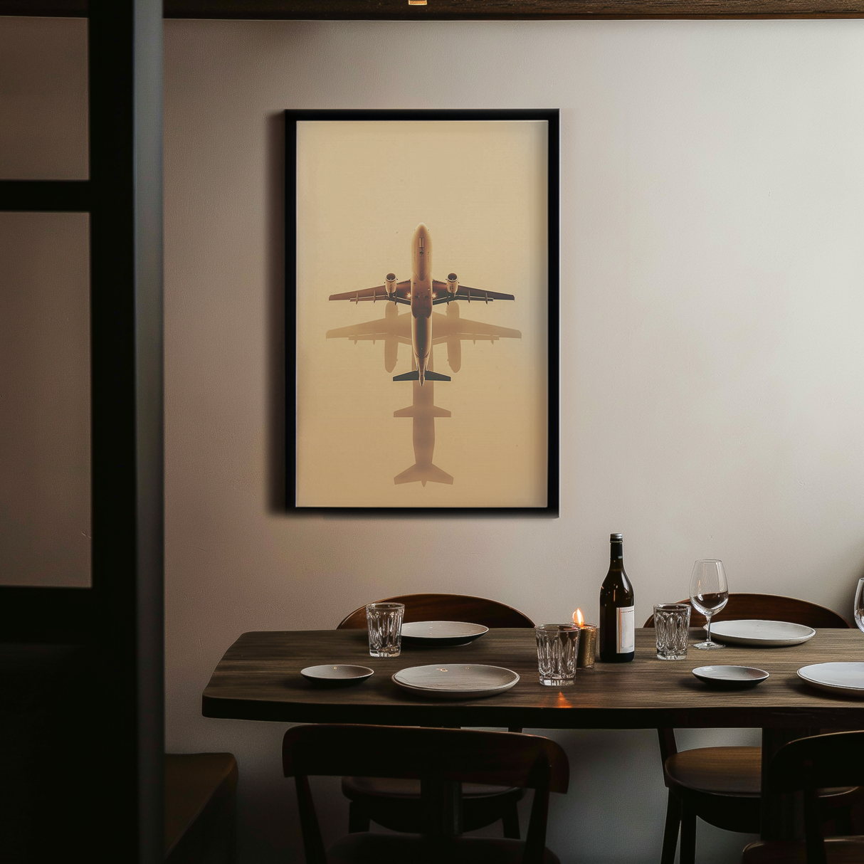 Pale Horizon Flight Poster
