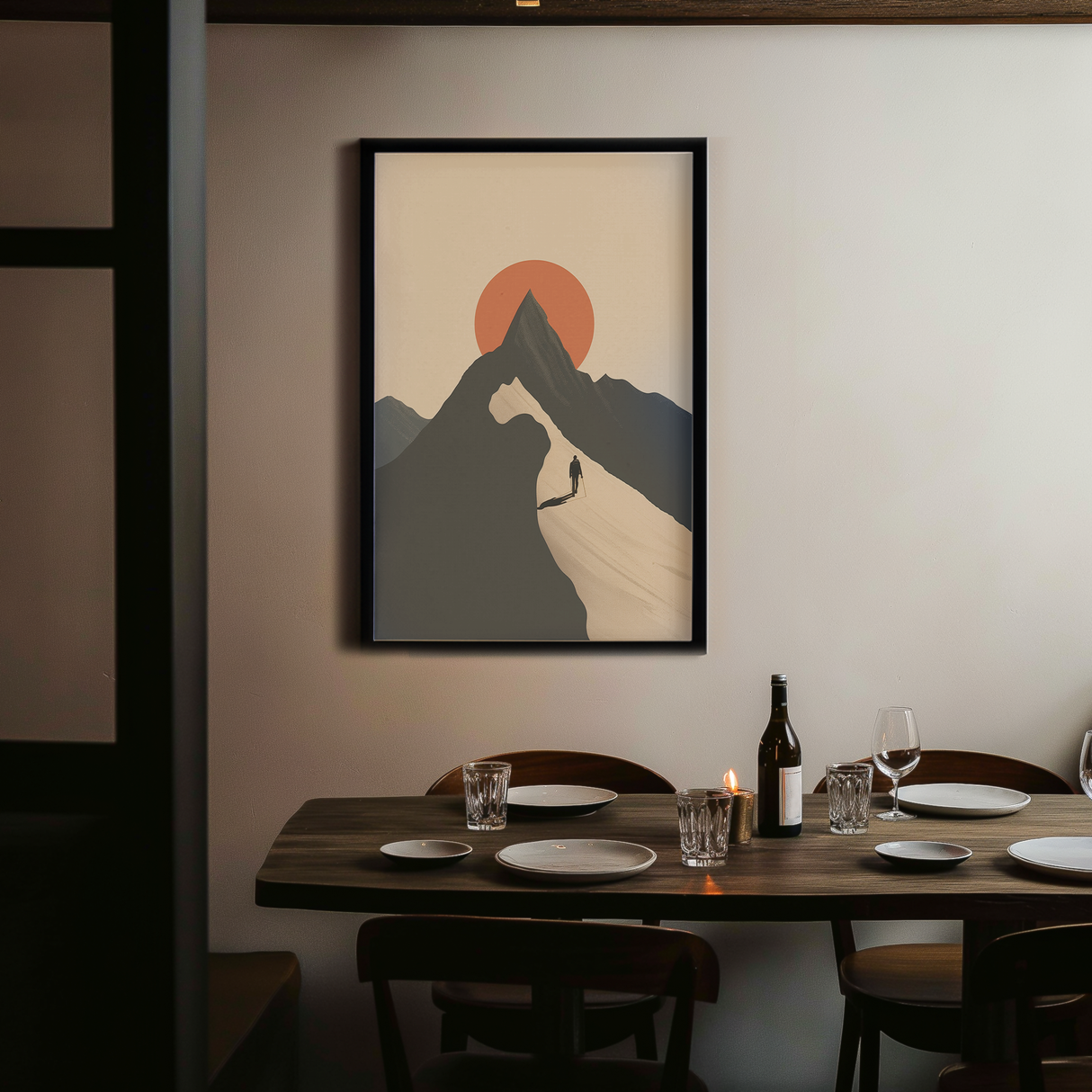 Pale Mountains Poster