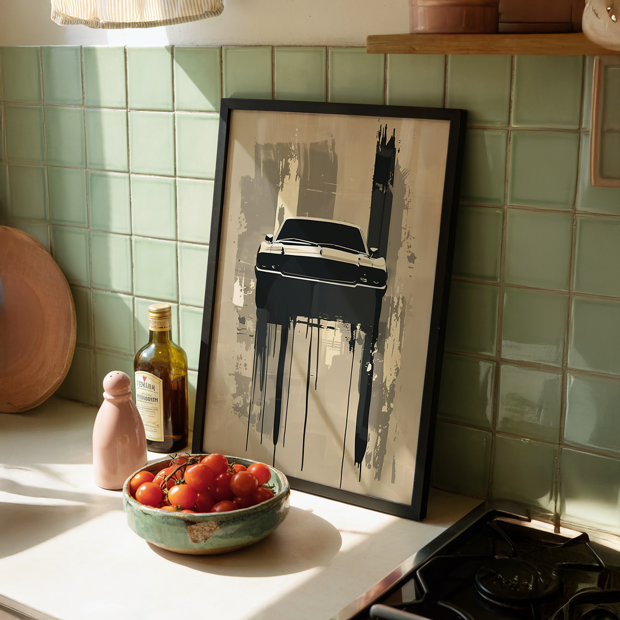 Passing Headlights Poster