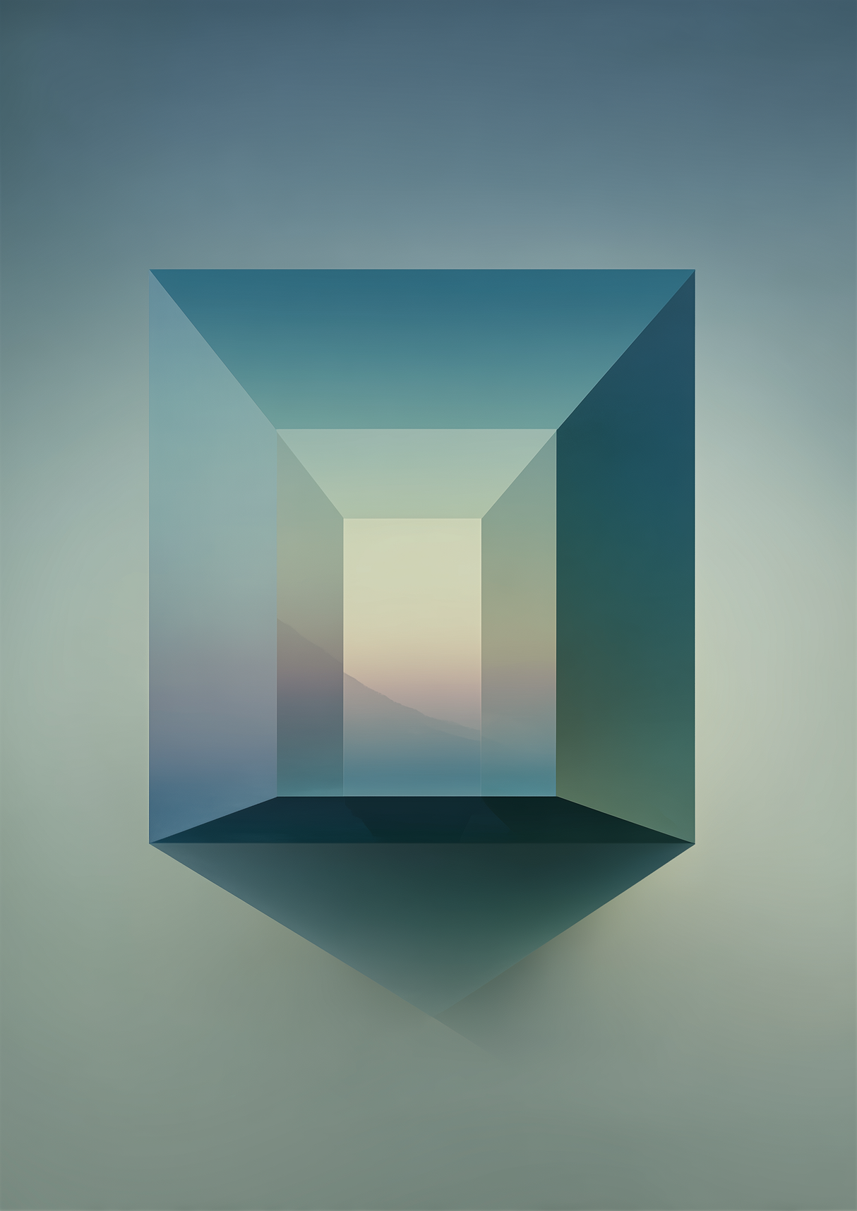 Silent Square Poster