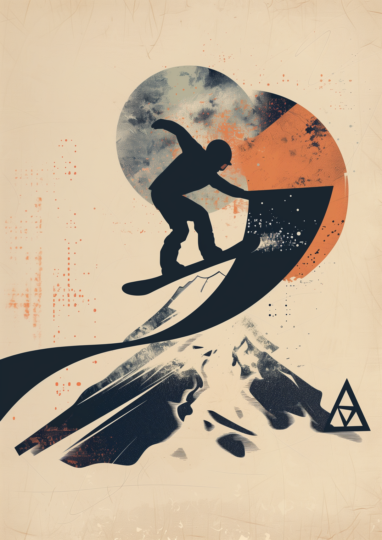 Snow Arc Poster
