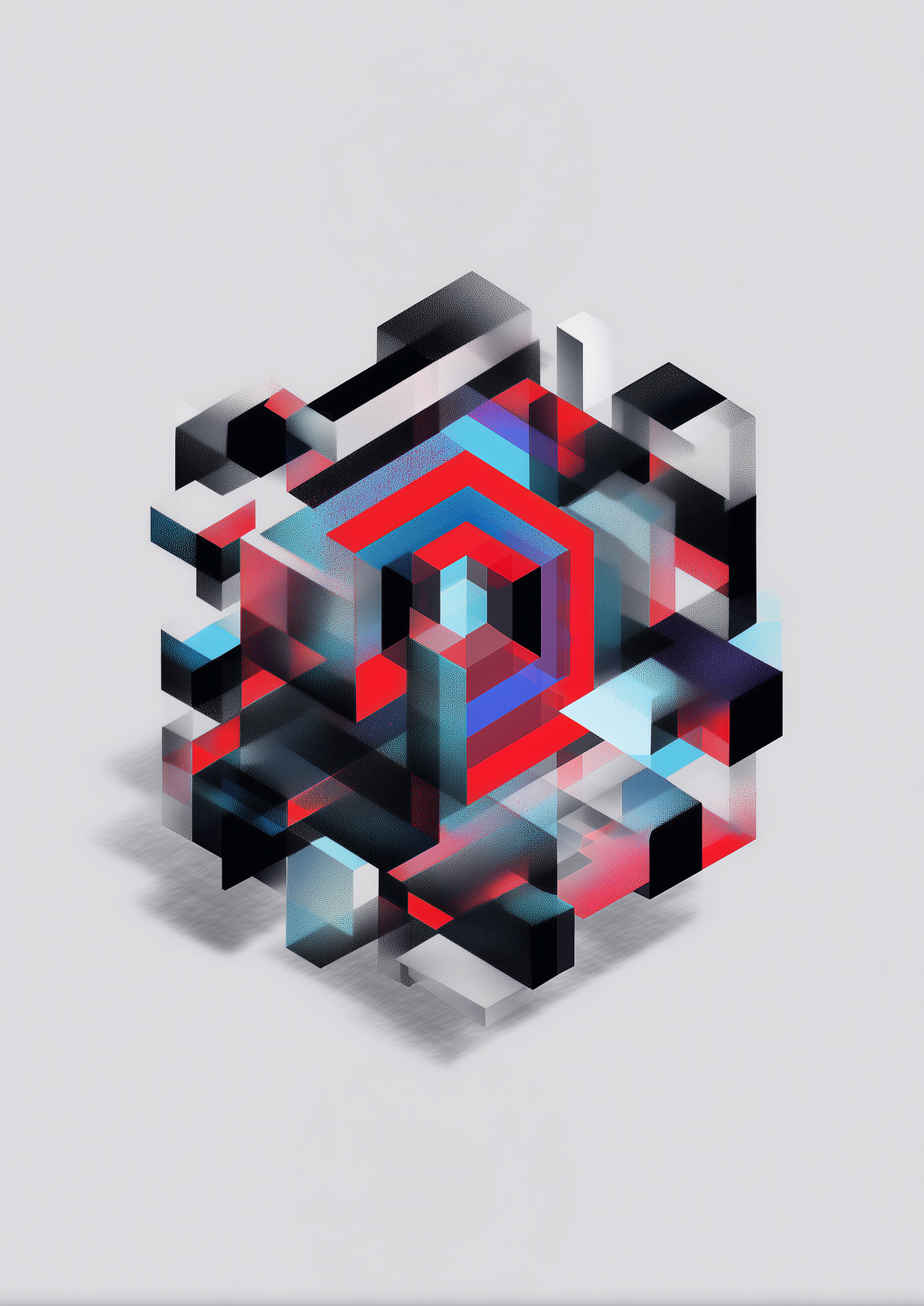Square Without Depth Poster