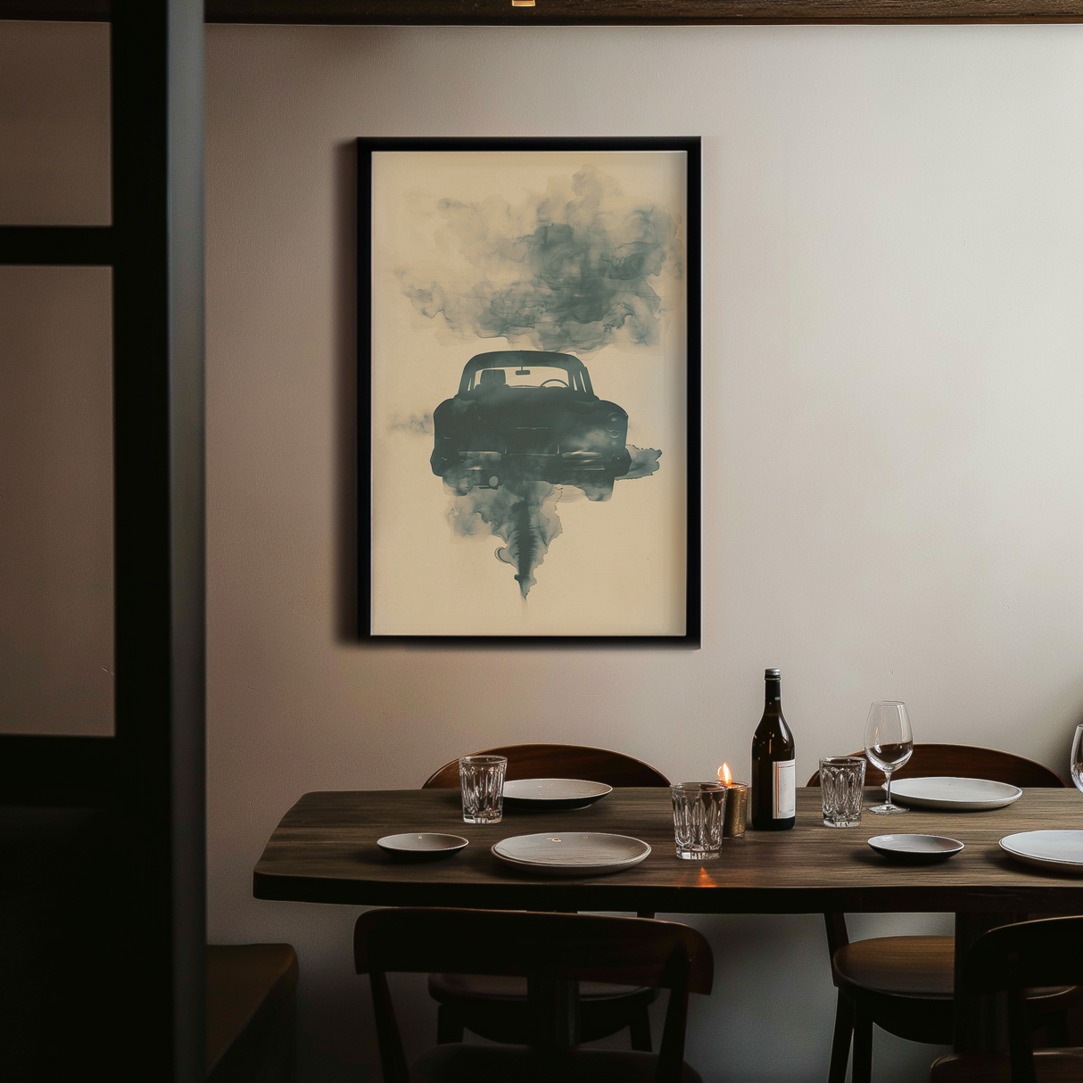 Suburban Passing Poster