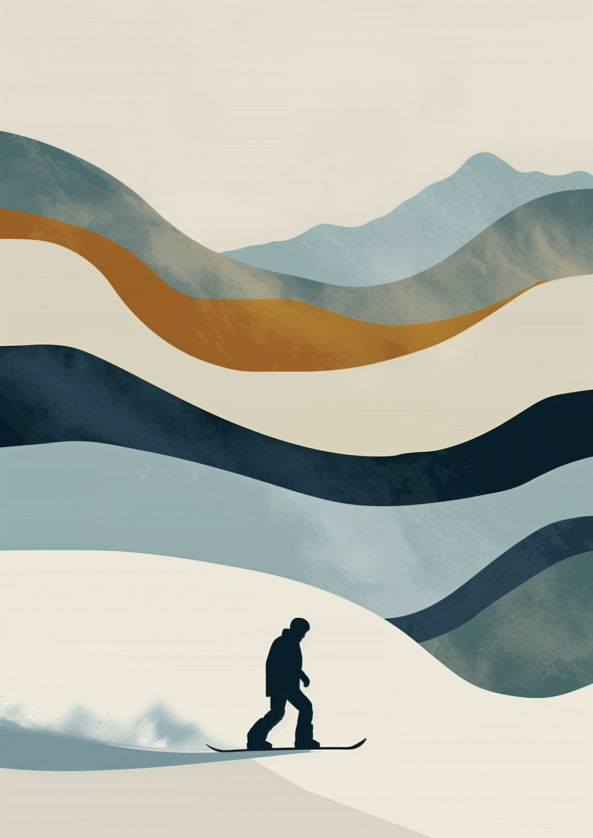 Winter Flow Poster