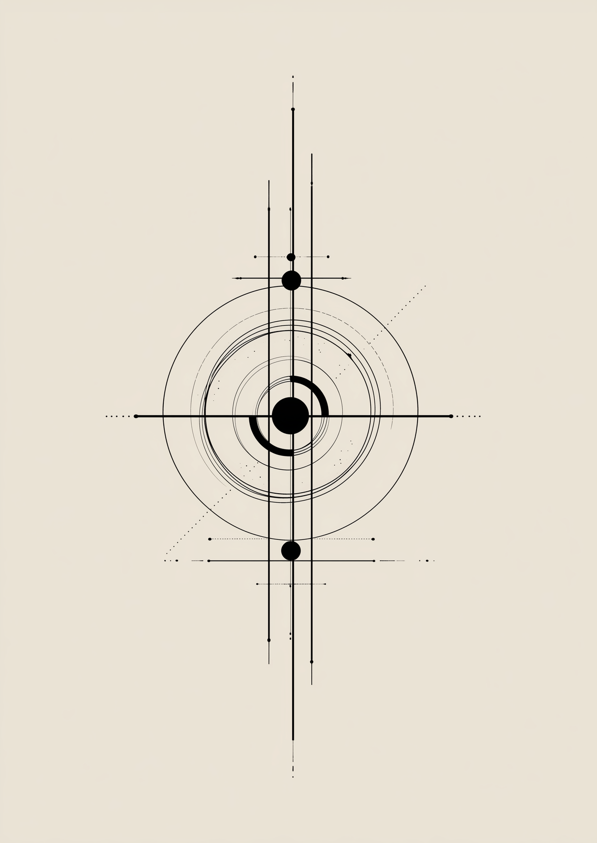 Abstract Sign Poster