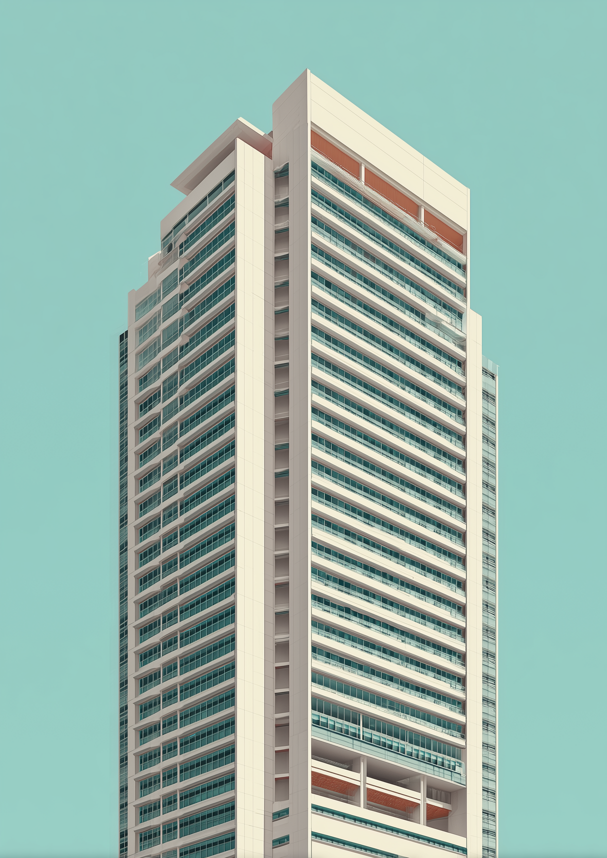 Architectural Rise Poster