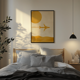 Blue Air Corridor Poster