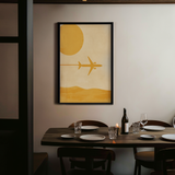 Blue Air Corridor Poster