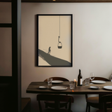 Blue Cold Morning Poster