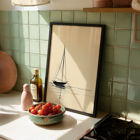 Blue Estuary Poster