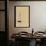 Blue Estuary Poster