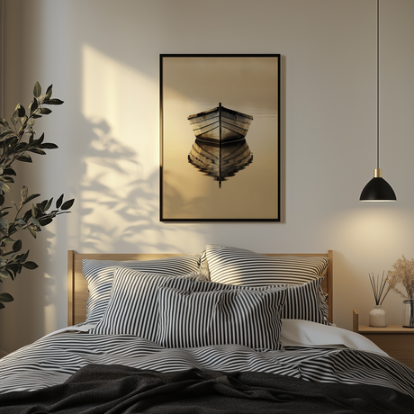 Blue Mooring Poster