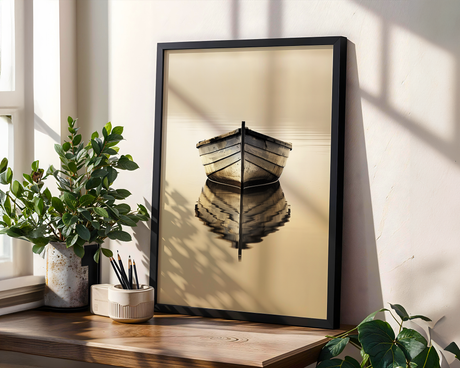 Blue Mooring Poster
