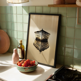 Blue Mooring Poster