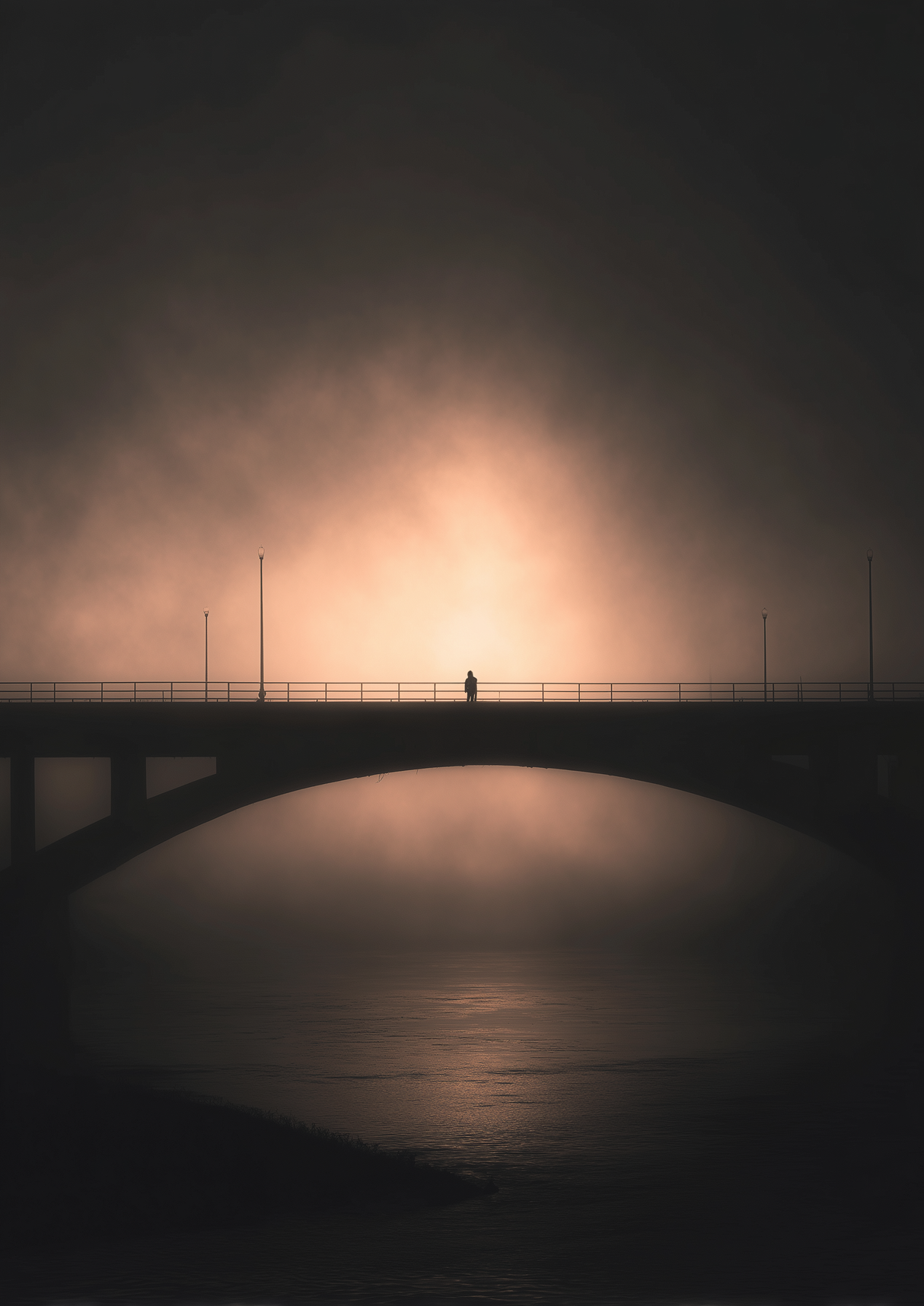 Bridge as Line Poster
