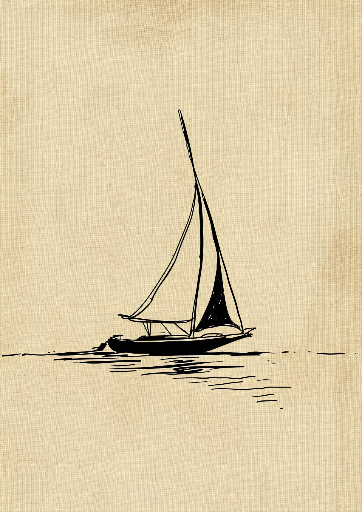 Calm Anchorage Poster