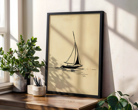 Calm Anchorage Poster