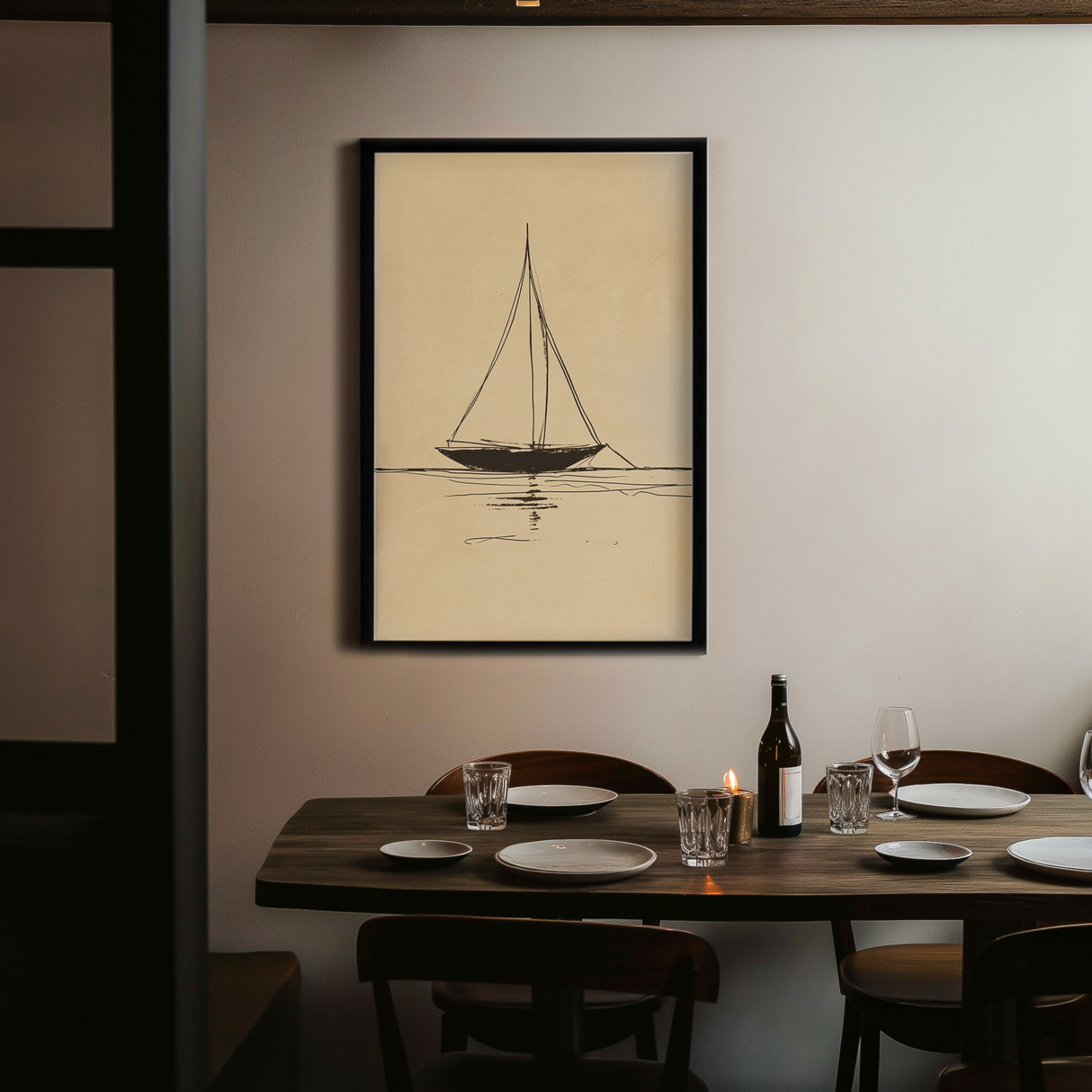 Calm Jetty Poster