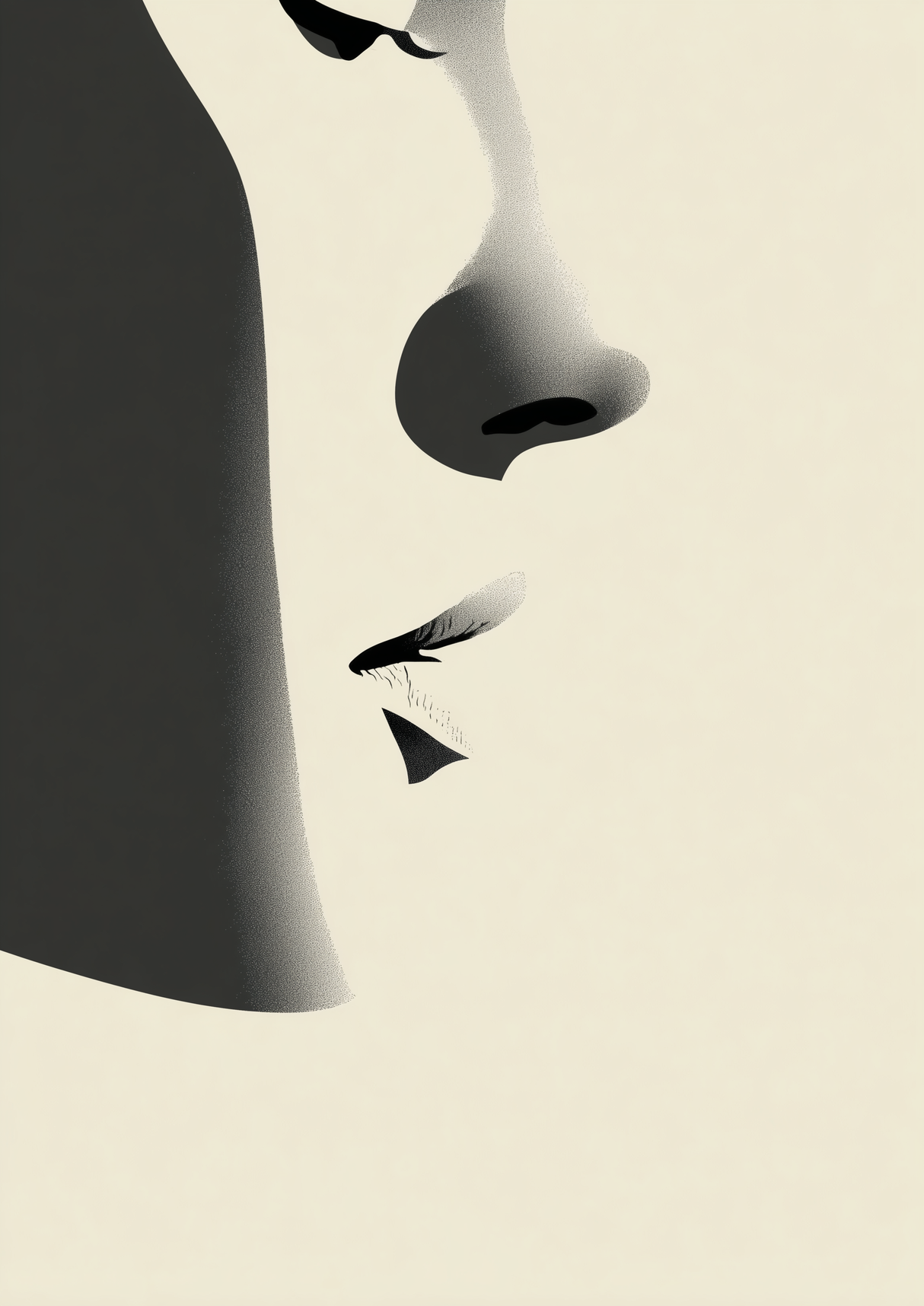 Calm Mask Poster