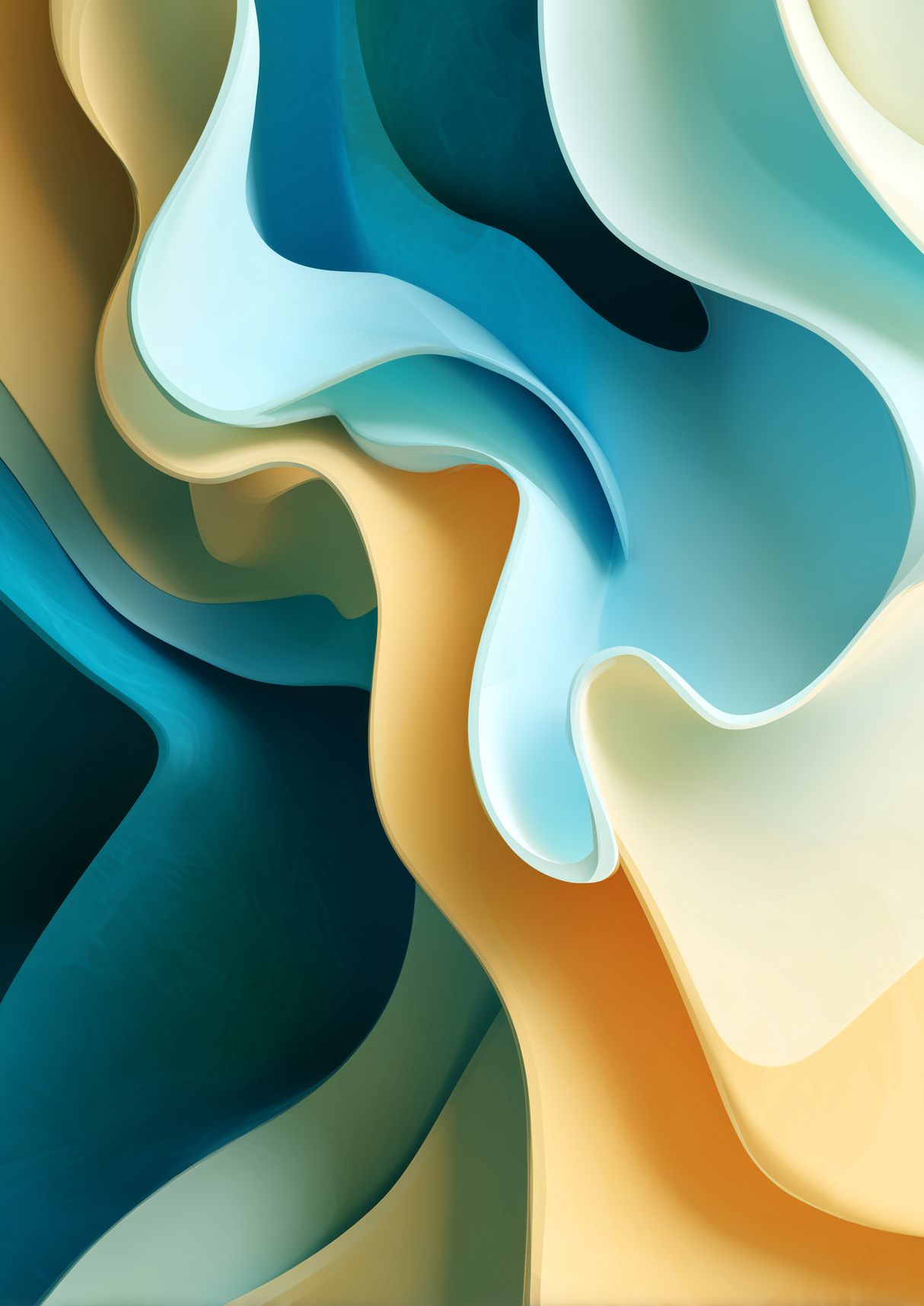 Calm Undulation Poster