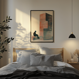 Distant Figure Poster