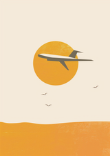Distant Runway Poster