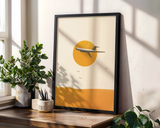 Distant Runway Poster