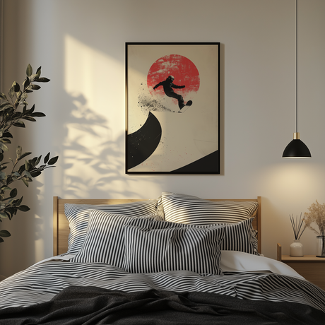 Downhill Float Poster