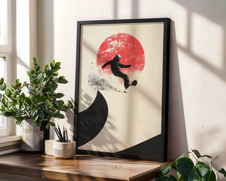 Downhill Float Poster