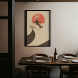 Downhill Float Poster
