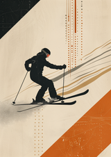 Downward Trace Poster