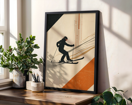 Downward Trace Poster