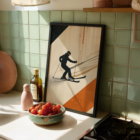 Downward Trace Poster