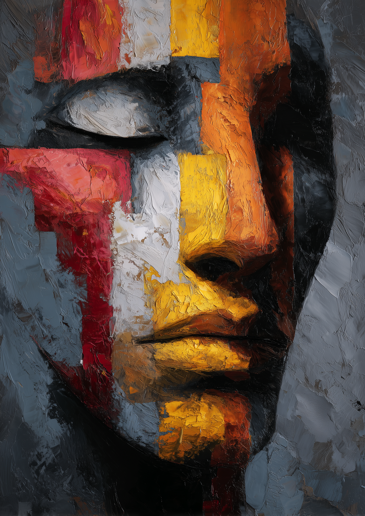 Face Reduced Poster
