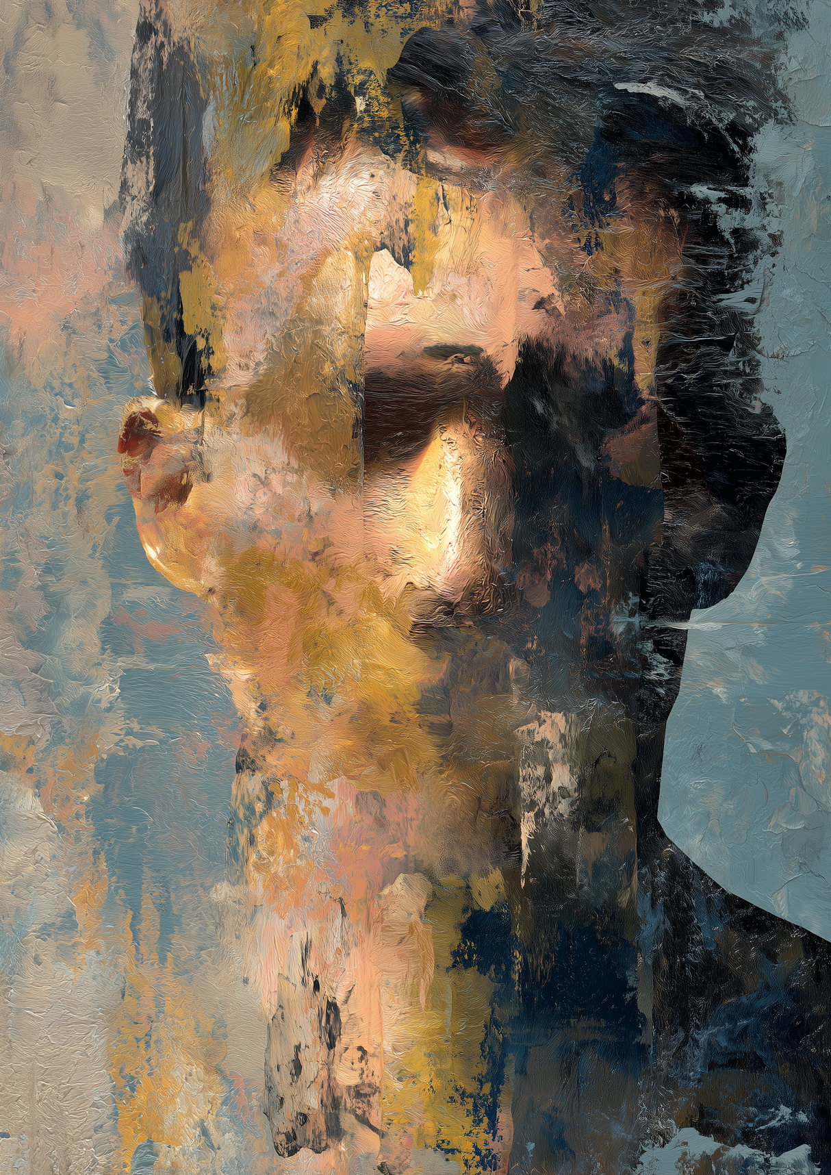 Face Study Poster