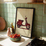 Fading Roadline Poster