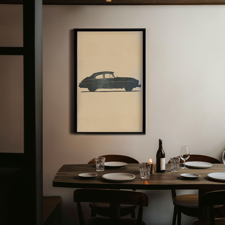 Fading Tail Lights Poster