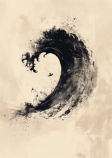 Glassy Water Poster