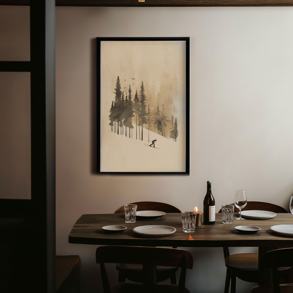 High Snowfield Poster
